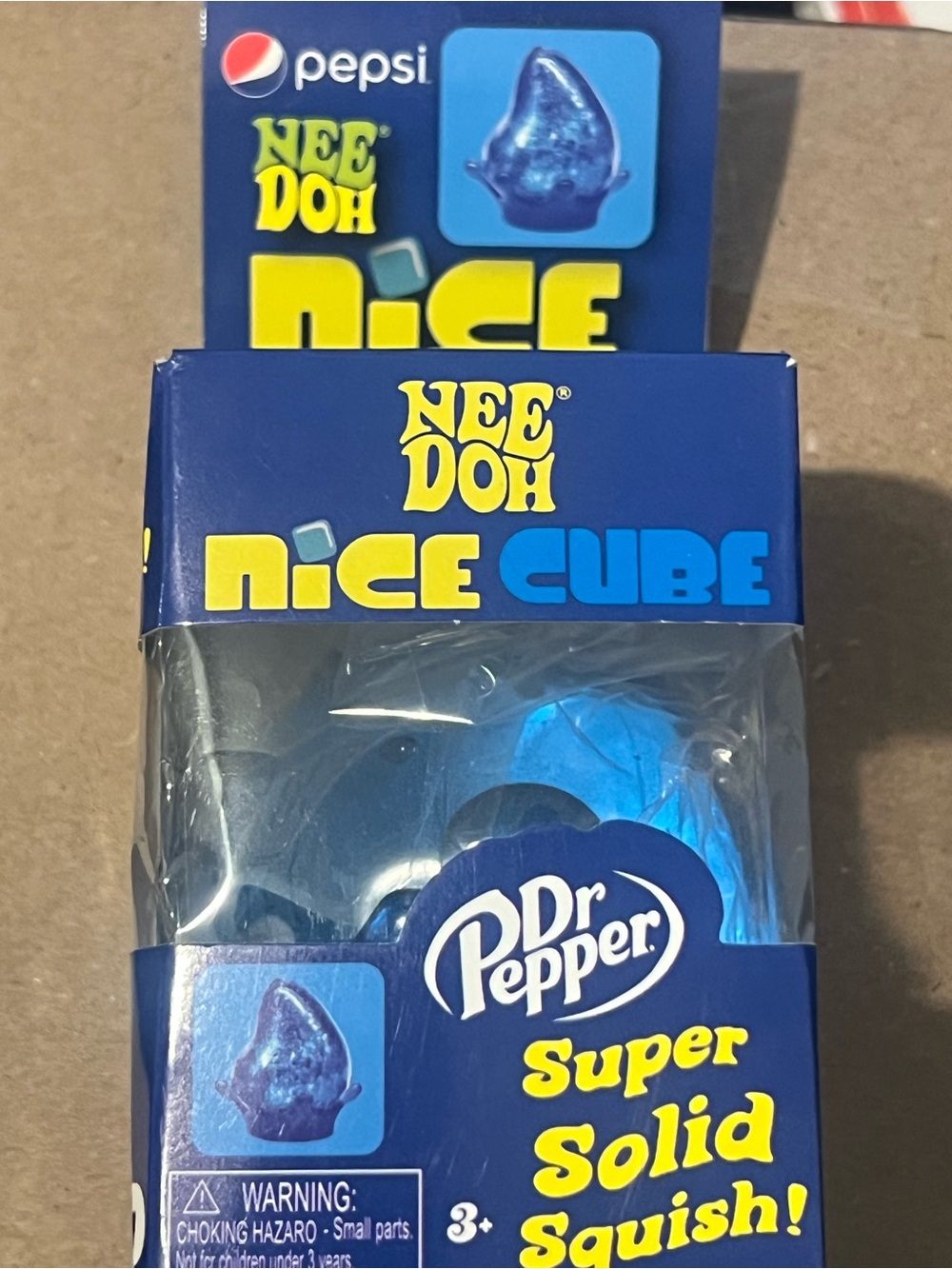 NeeDoh Pepsi Nice Cube Drop Super Solid Squish - Blue